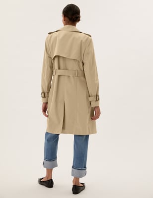 Double button hot sale trench coat