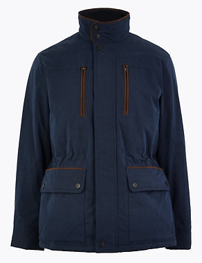 Double Collar Car Coat Image 2 of 6