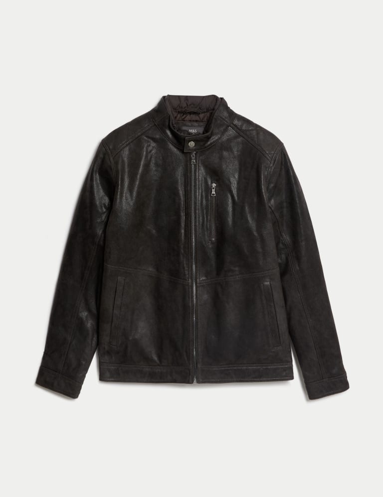 M&s womens leather jackets hot sale