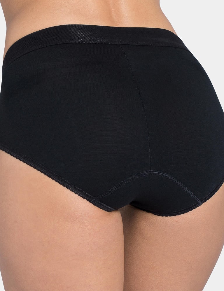 Double Comfort Cotton Rich Maxi Briefs 3 of 4