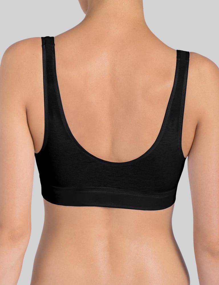 SPORTY & RICH Logo-underband Crop Top - Black