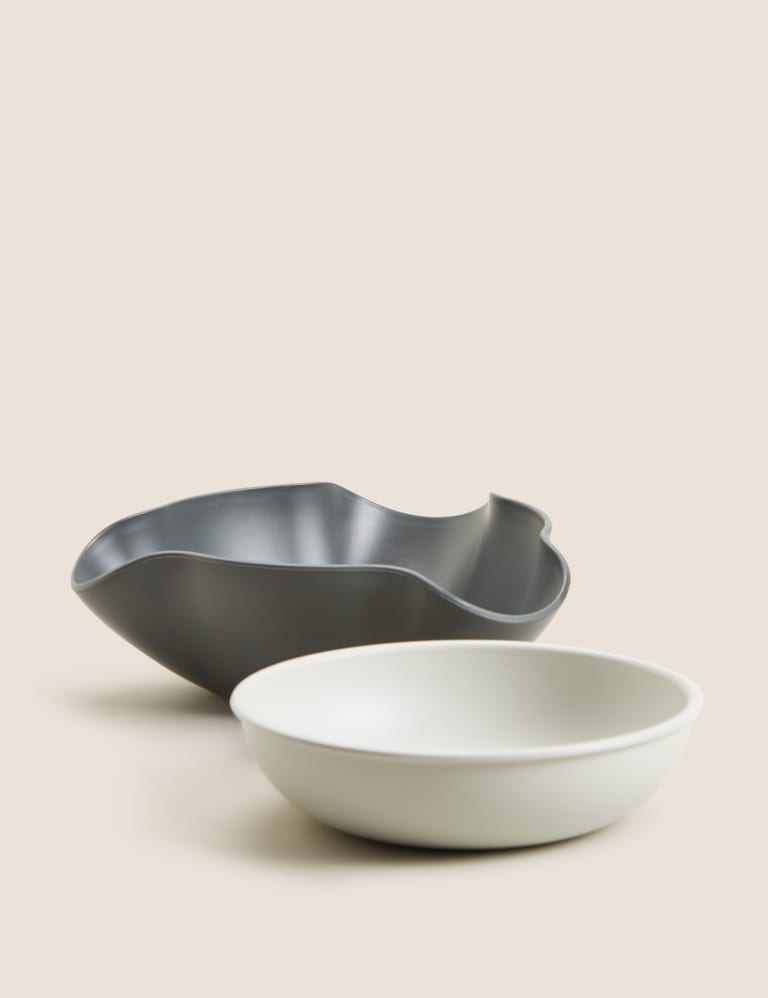 Double serving dish store