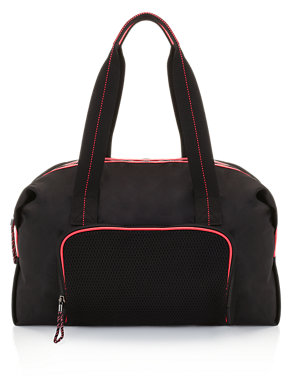 Double Handle Sports Mesh Holdall Tote Bag Image 2 of 5