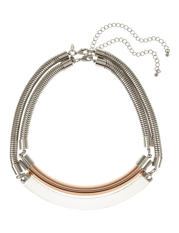 Double Sleek Tube Necklace Image 1 of 1