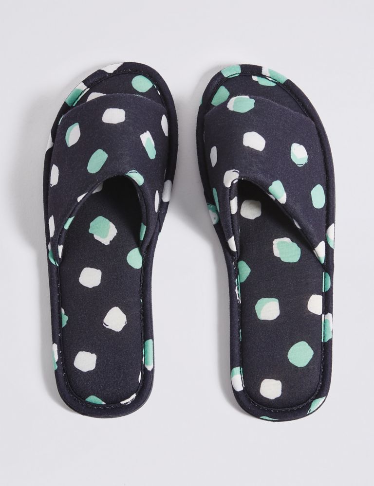Double Spotted Mule Slippers 4 of 6