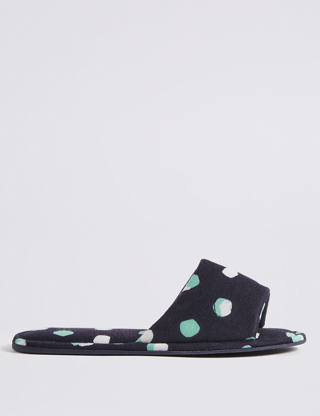 Double Spotted Mule Slippers 1 of 6