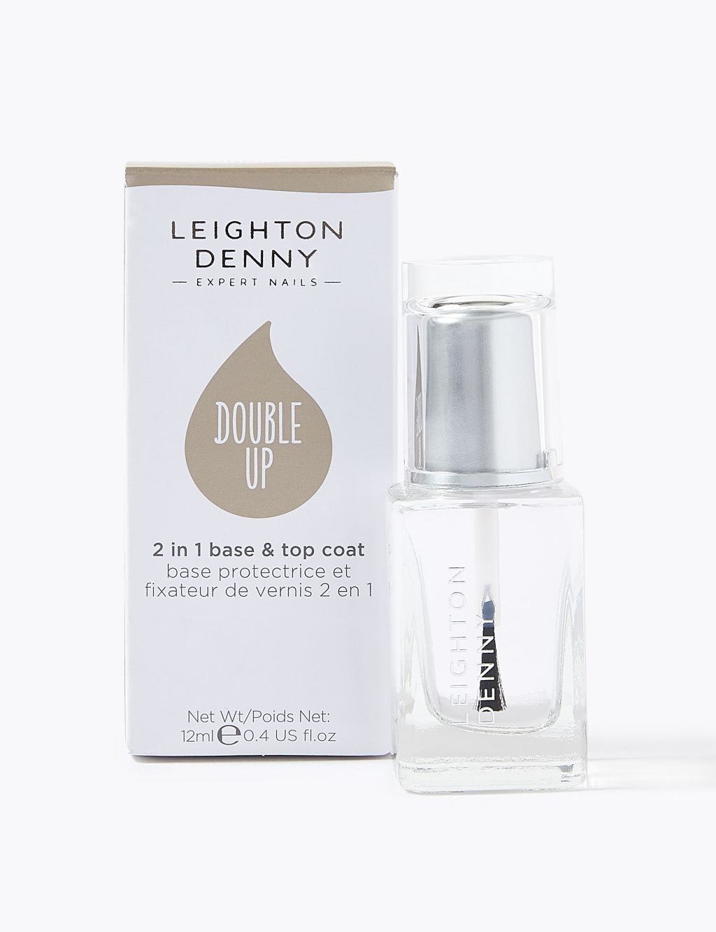 Double Up 2-in-1 Base & Top Coat 12ml 2 of 3
