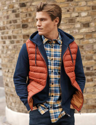 Feather and Down Gilet with Stormwear™, M&S Collection