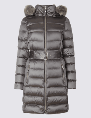 per una feather and down jacket