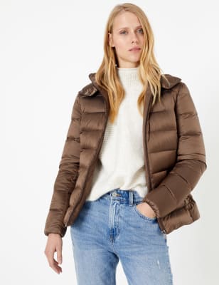 Feather store padded jacket