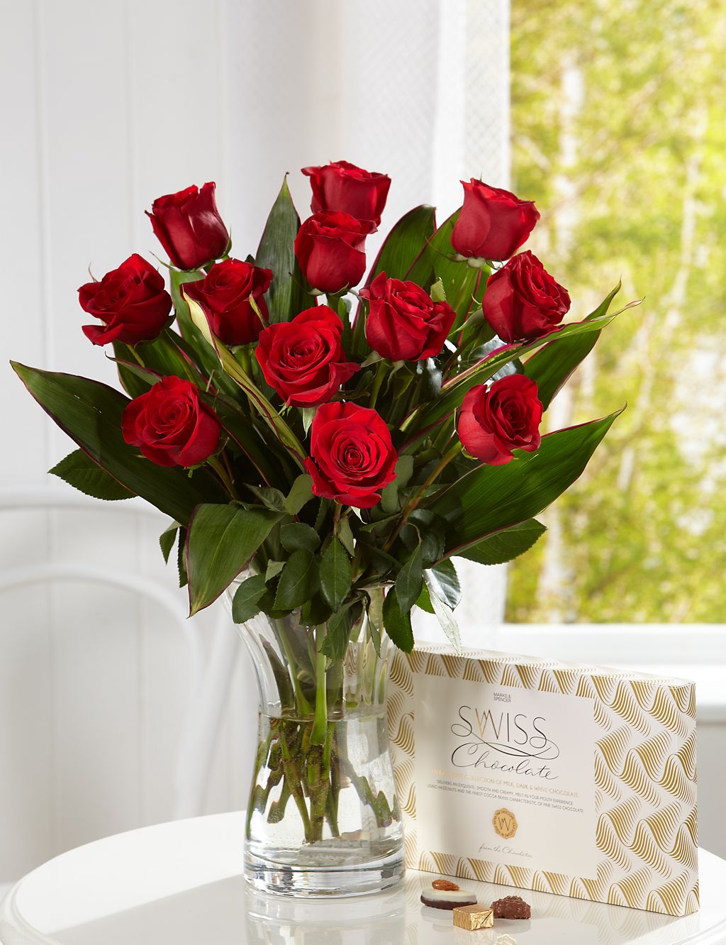 Dozen Freedom™ Red Roses Gift Selection 1 of 2