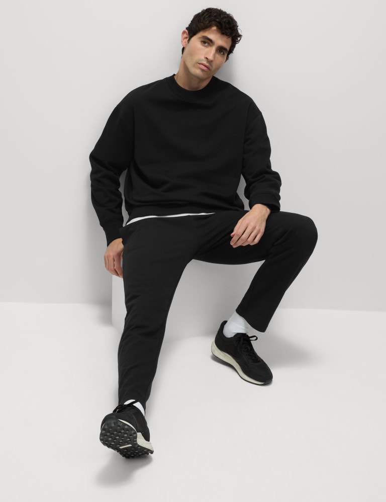 Cotton Rich Drawstring Slim Fit Joggers