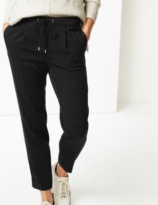 ladies casual trousers marks and spencer