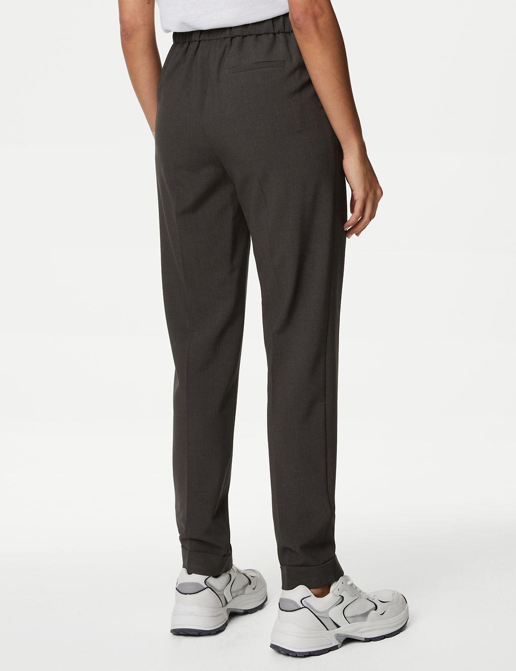 Drawstring Tapered Ankle Grazer Trousers 4 of 5