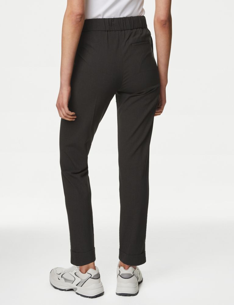 Drawstring Tapered Ankle Grazer Trousers 5 of 5