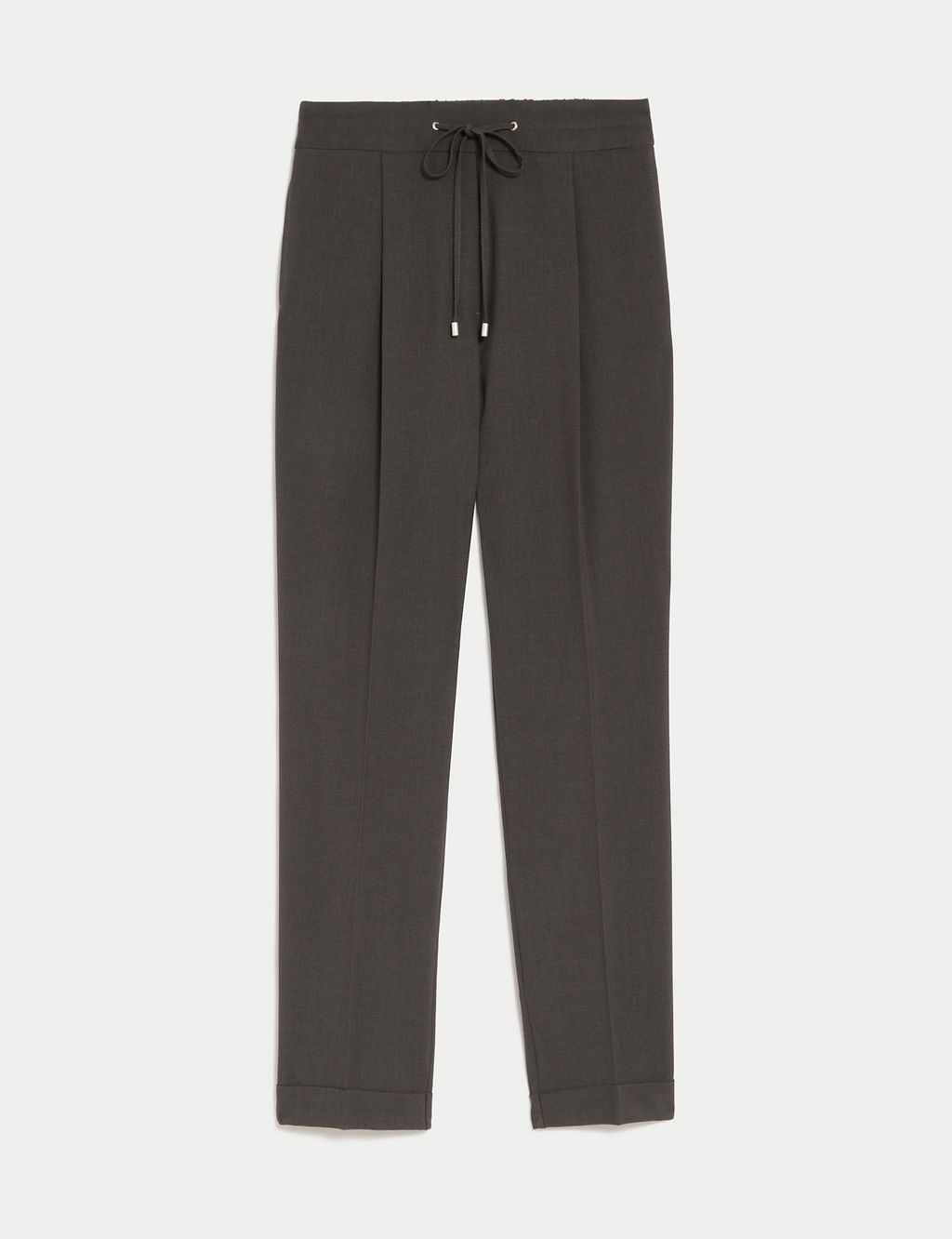 Drawstring Tapered Ankle Grazer Trousers 1 of 5
