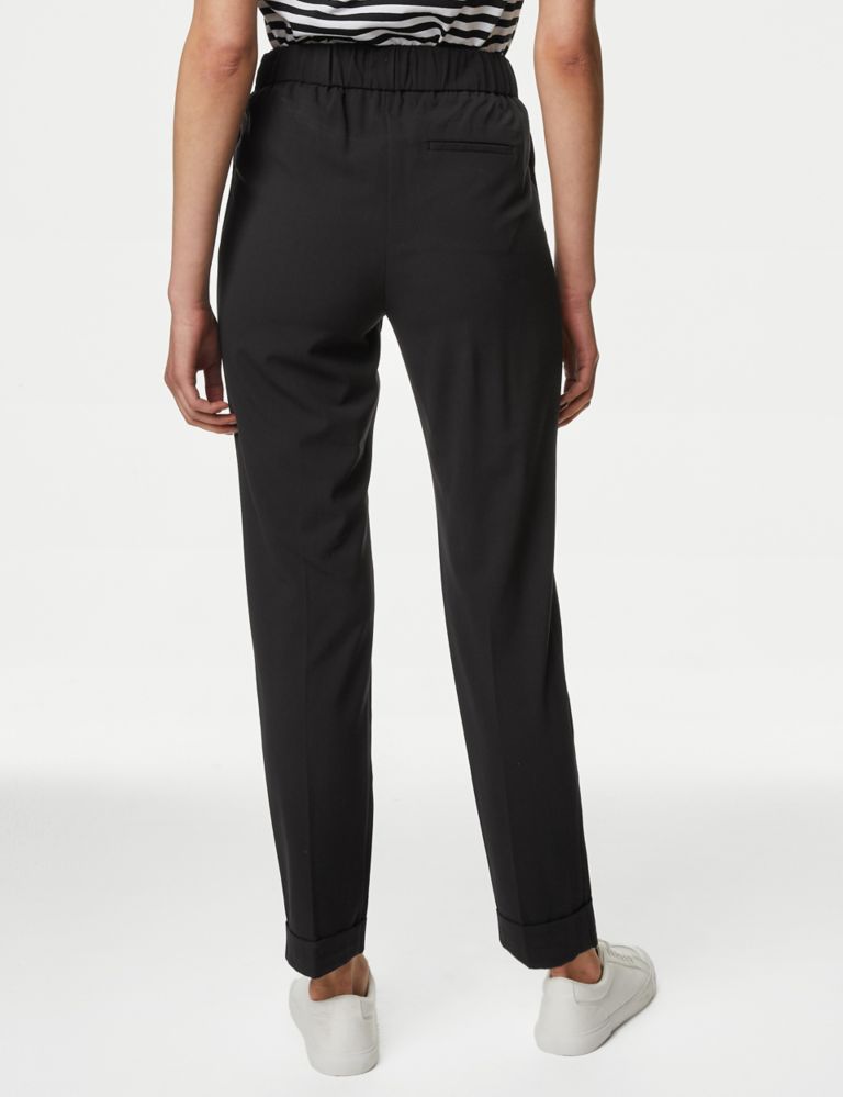 Drawstring Tapered Ankle Grazer Trousers 6 of 6