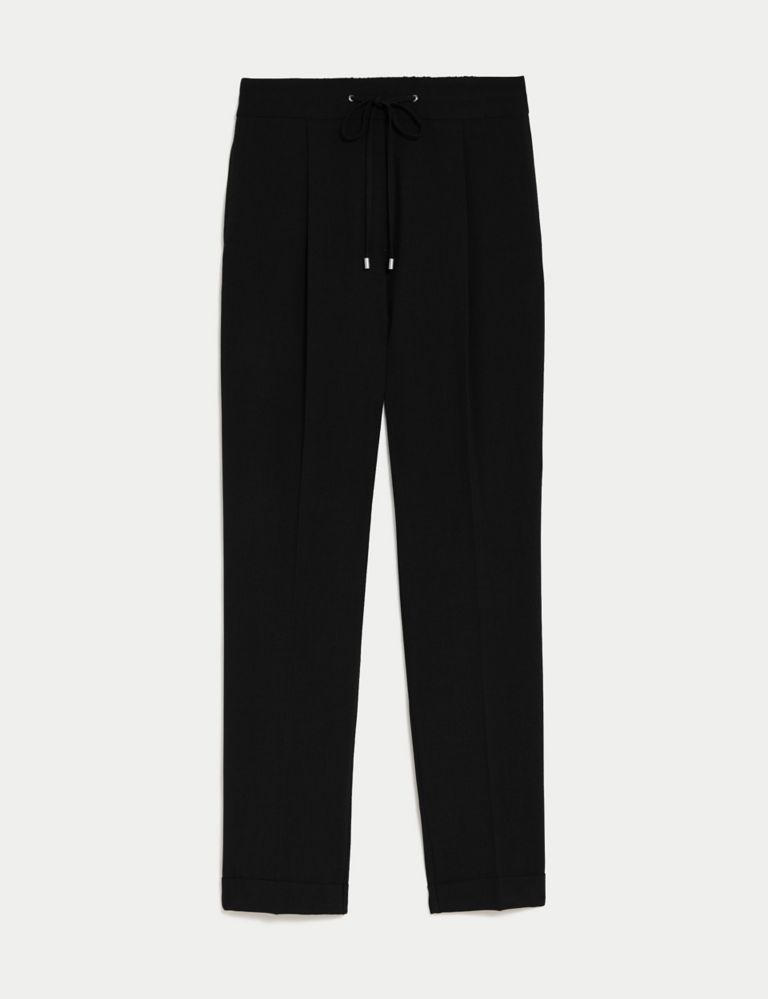 Drawstring Tapered Ankle Grazer Trousers 3 of 6