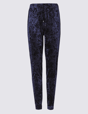 M&s on sale velour joggers