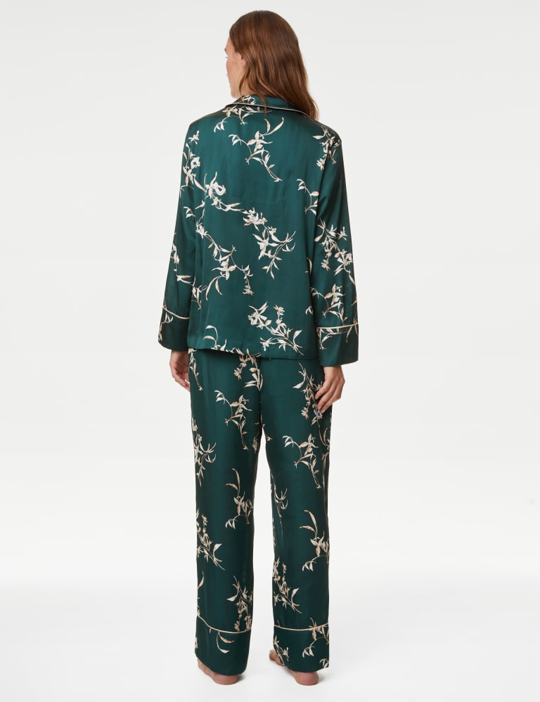 Men's satin pyjamas marks and spencer top