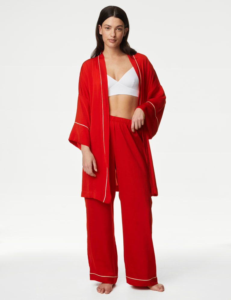 Satin cheap wrap nightwear