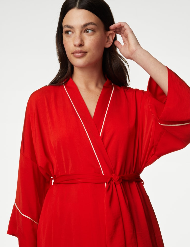 M&s silk online dressing gown