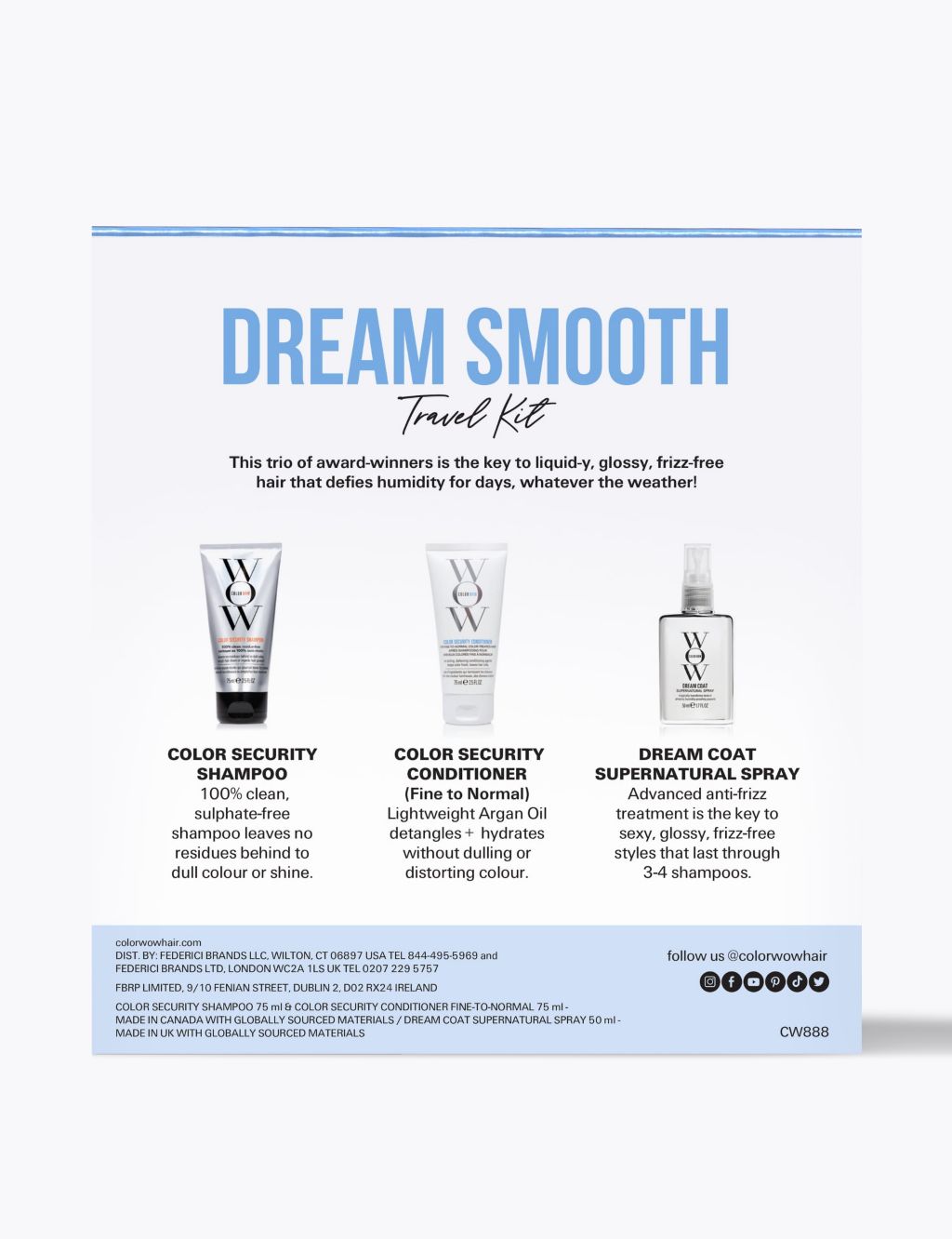 Color Wow Color Wow Dream Smooth Kit