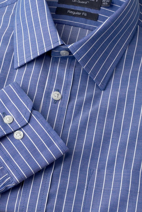 Dri-Guard™ Pure Cotton Bold Striped Shirt Image 1 of 1