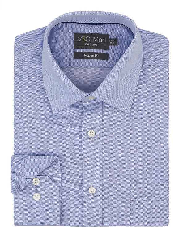 Dri-Guard™ Pure Cotton Textured Weave Shirt Image 1 of 1