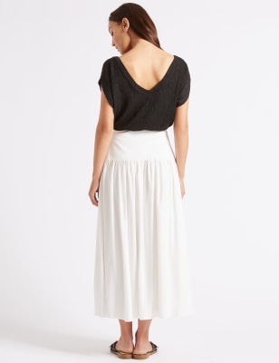 Drop Waist Maxi Skirt | M\u0026S Collection 