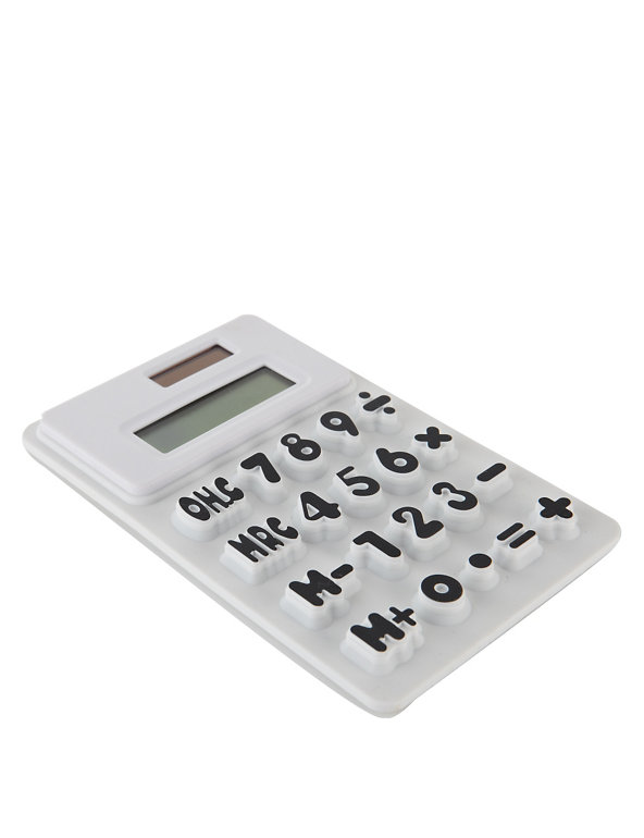 Dual Powered Flexible Calculator Image 1 of 2