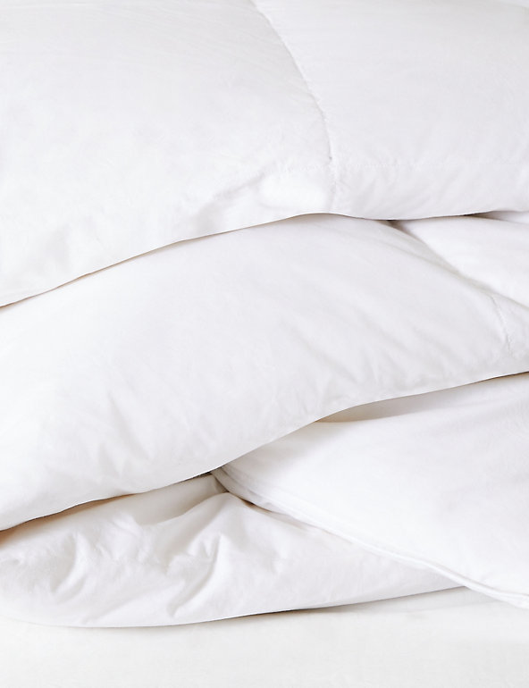 QUILT Available in All Uk Sizes 7.5 TOG PURE 100% WHITE DUCK FEATHER DUVET 