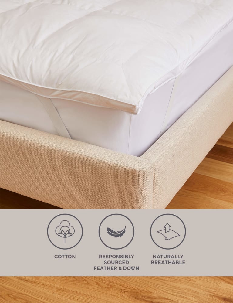 Duck Feather & Down Mattress Topper 1 of 7