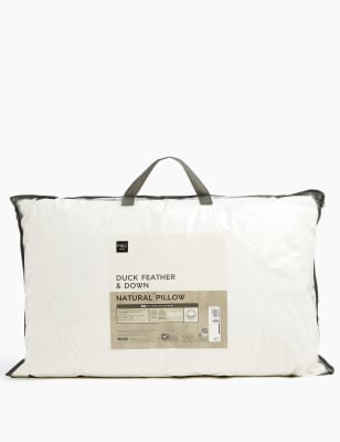 Duck Feather Down Medium Pillow M S