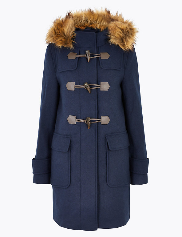 Duffle Coat with Wool Image 1 of 1