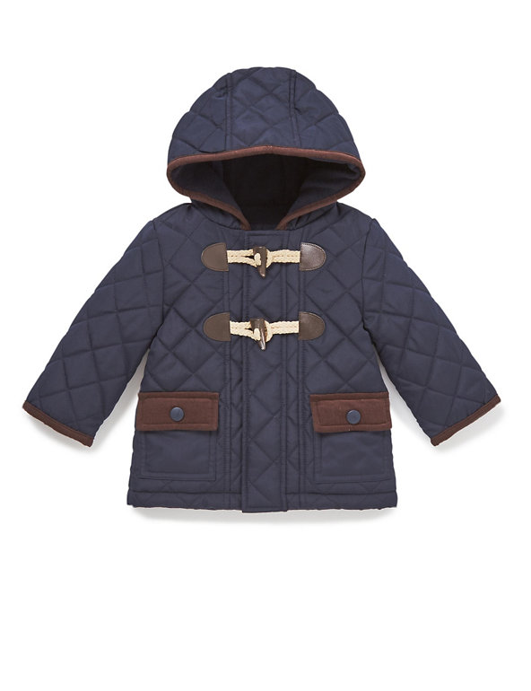 Duffle Quilted Hooded Coat Image 1 of 2