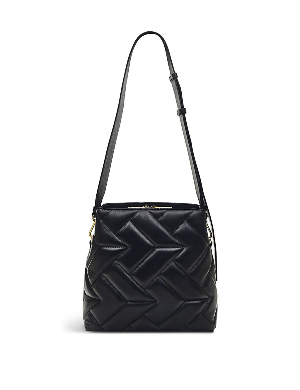 Dukes Place Leather Quilted Cross Body Bag 4 of 5