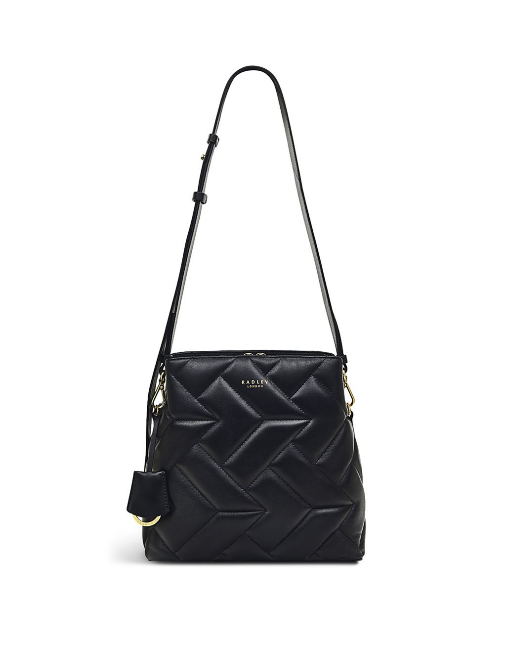 Dukes Place Leather Quilted Cross Body Bag 1 of 5