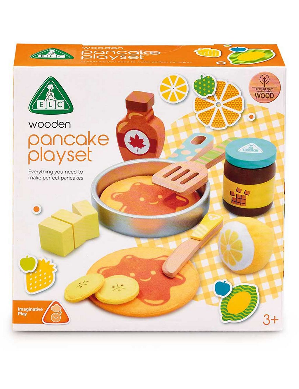 Early Learning Centre Wooden Pancake Playset (3+ Yrs) 1 of 3