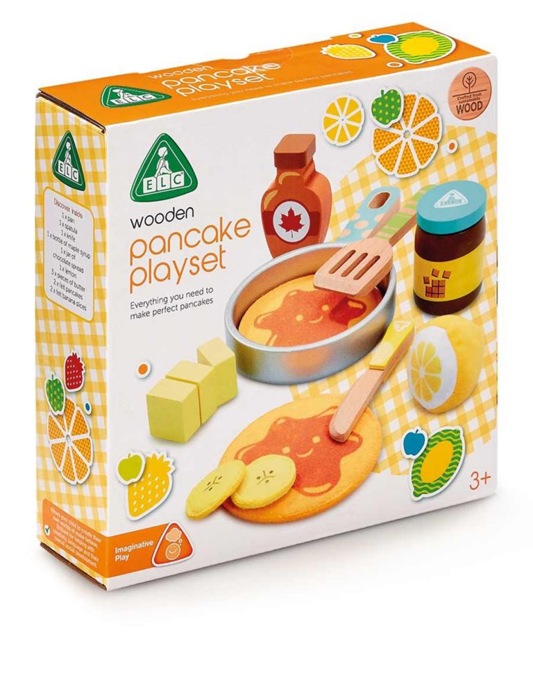 Early Learning Centre Wooden Pancake Playset (3+ Yrs) 3 of 3