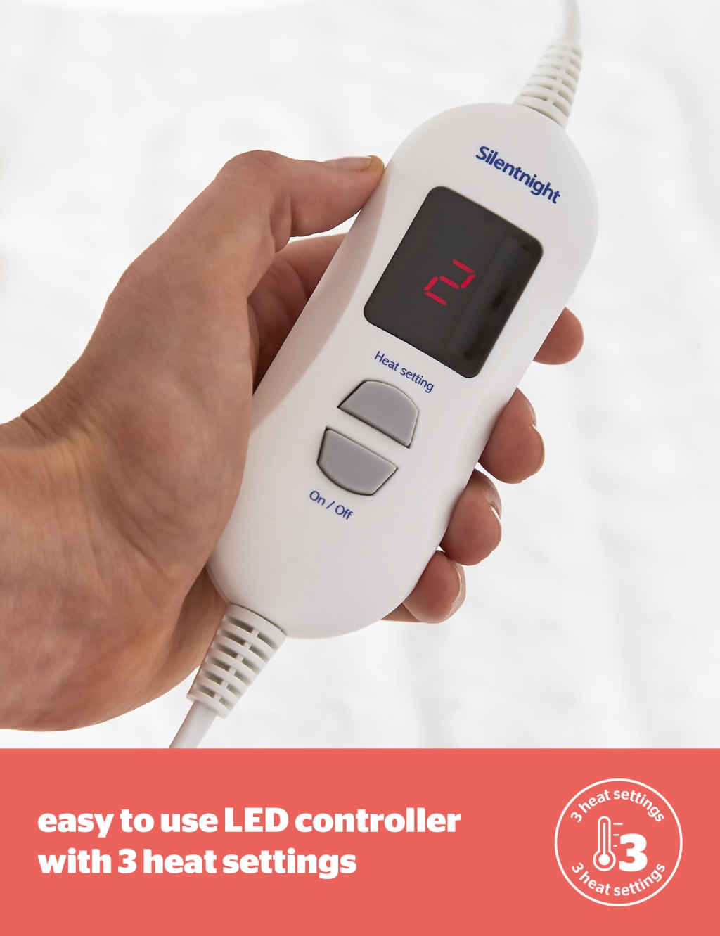 EasiHeat Microfleece Electric Blanket Silentnight M&S