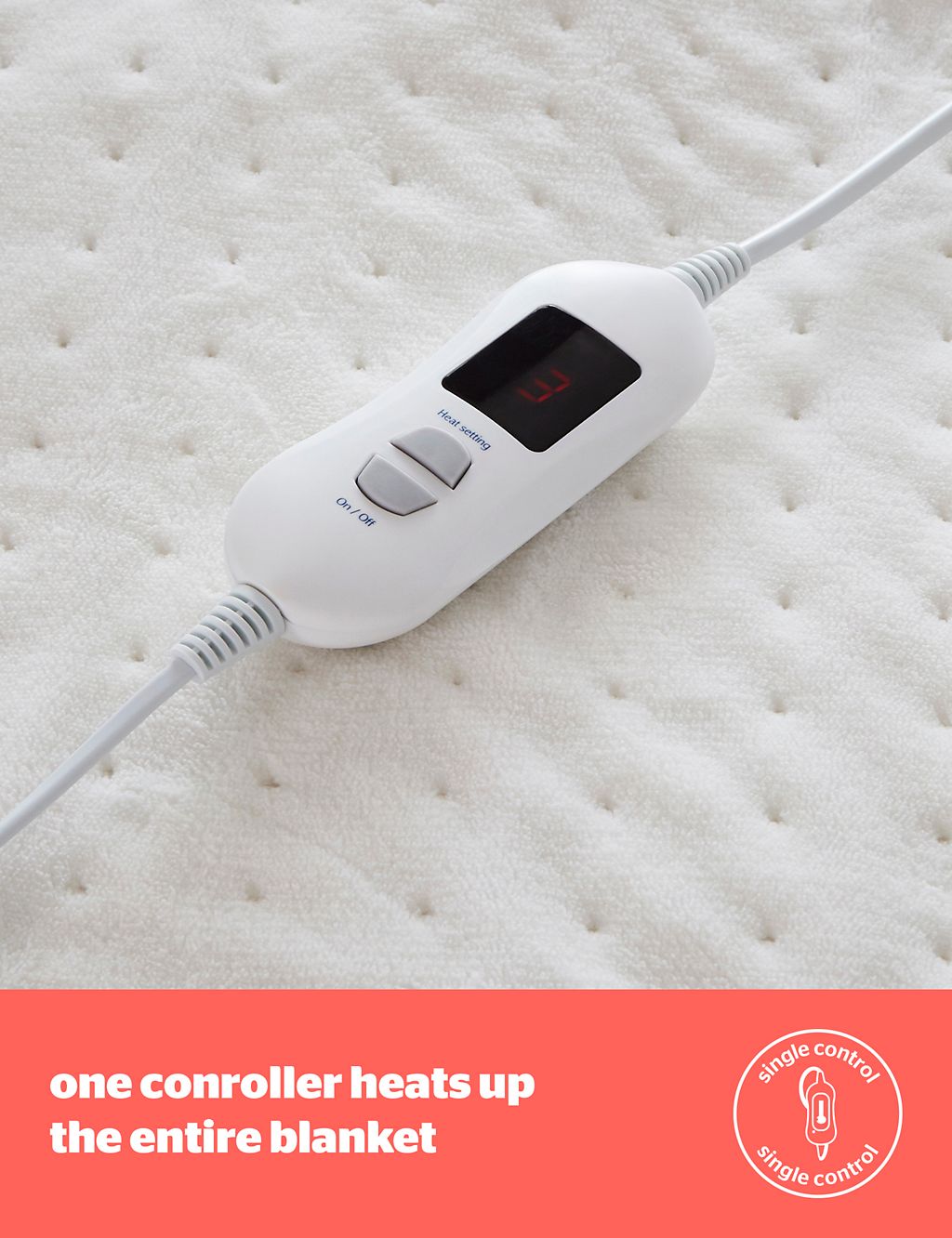 Easi-Heat Microfleece Electric Blanket 5 of 11
