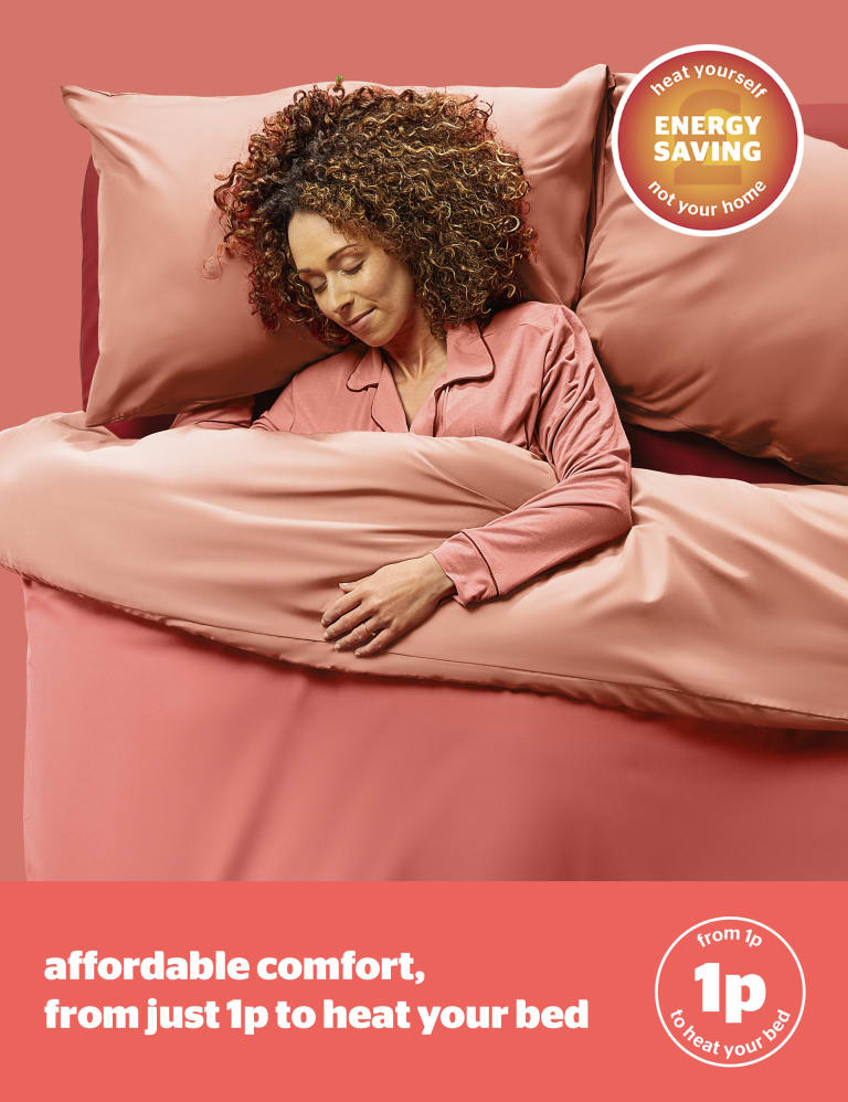 Sharper image 2 in 1 heated blanket and pillow top