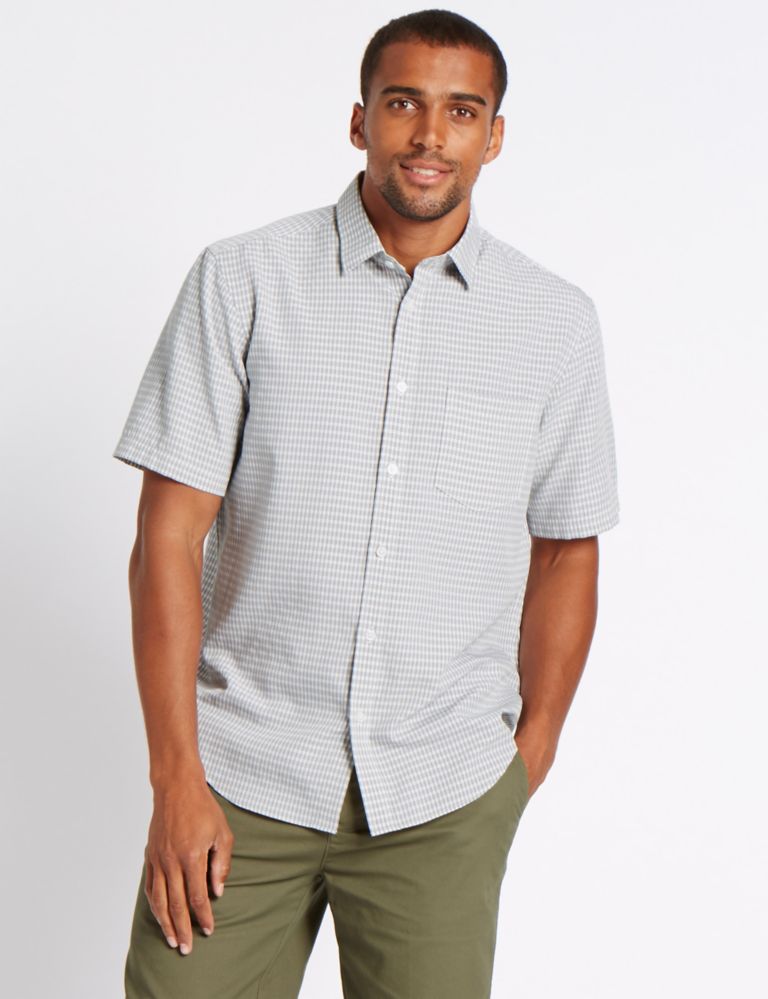 Easy Care Modal Rich Check Shirt 1 of 4
