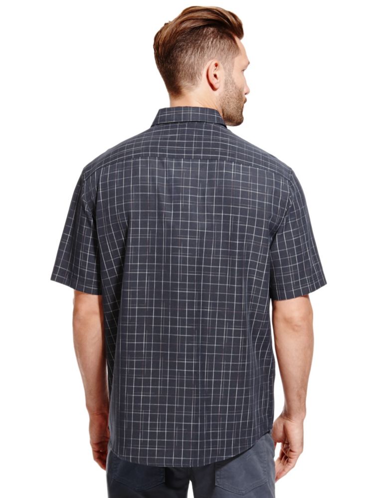 Easy Care Soft Touch Checked Shirt 3 of 3