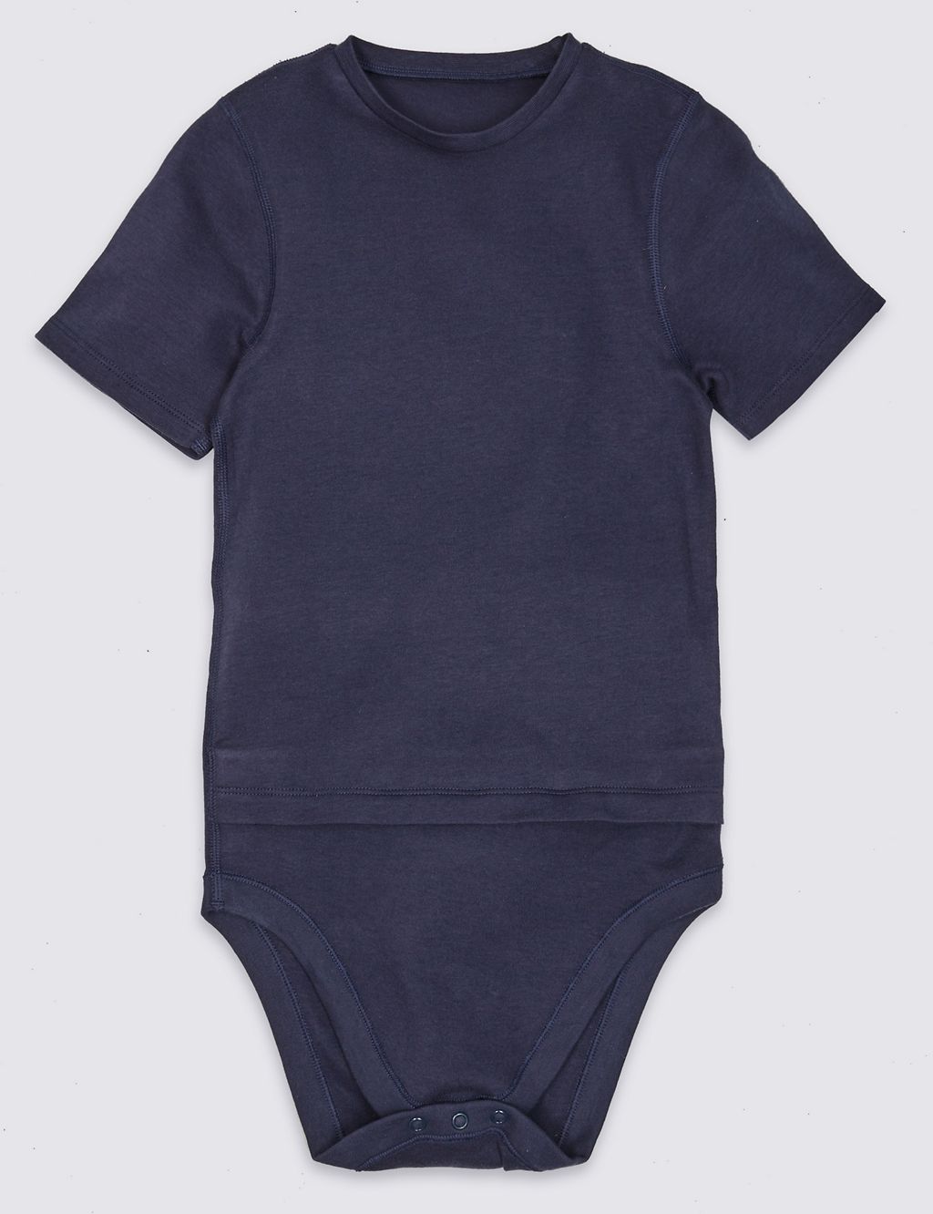 Easy Dressing Pure Cotton Bodysuit (3-16 Years) 3 of 4