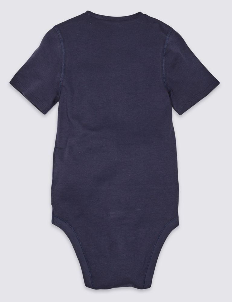 Easy Dressing Pure Cotton Bodysuit (3-16 Years) 2 of 4