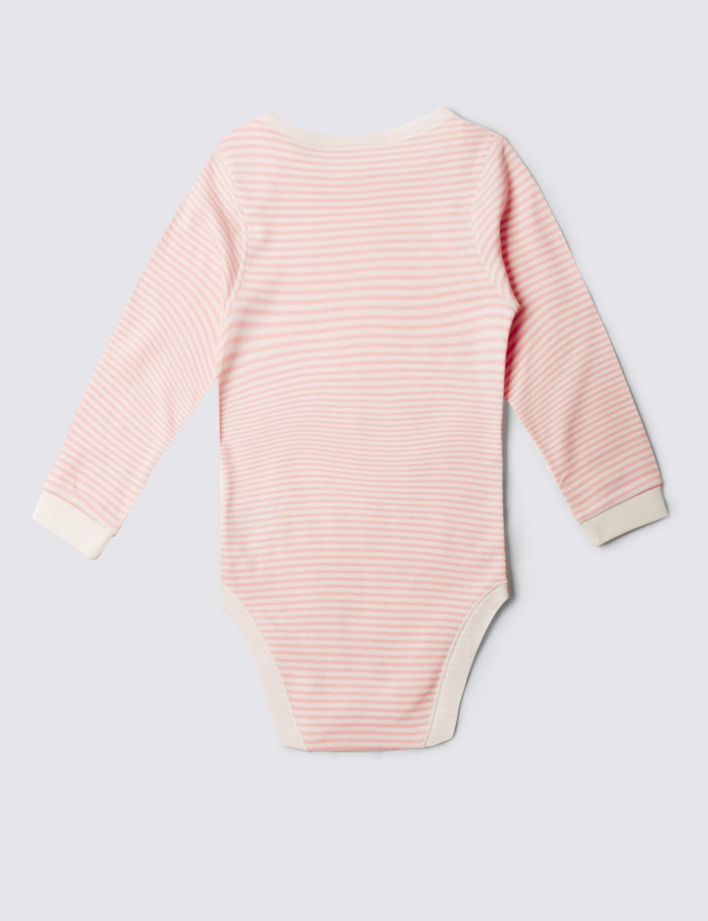 Easy Dressing Pure Cotton Striped Bodysuit (3-8 Years) 2 of 2