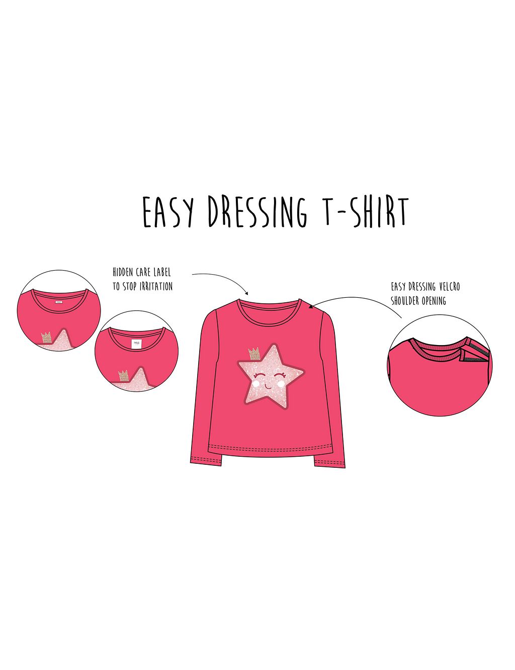 Easy Dressing Star Top (3 Months - 7 Years) 2 of 3