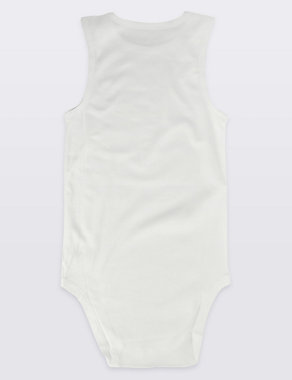 Easy Dressing Unisex Pure Cotton Bodysuit (9-16 Years) Image 2 of 3